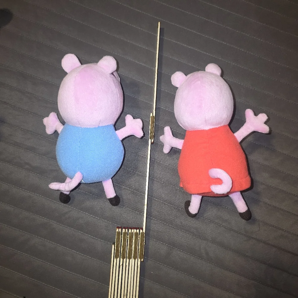 Peppa Pig And Friends Lot Of 4 GUC Plushies 2= 11in 2 =7in Like New - Picture 12 of 13